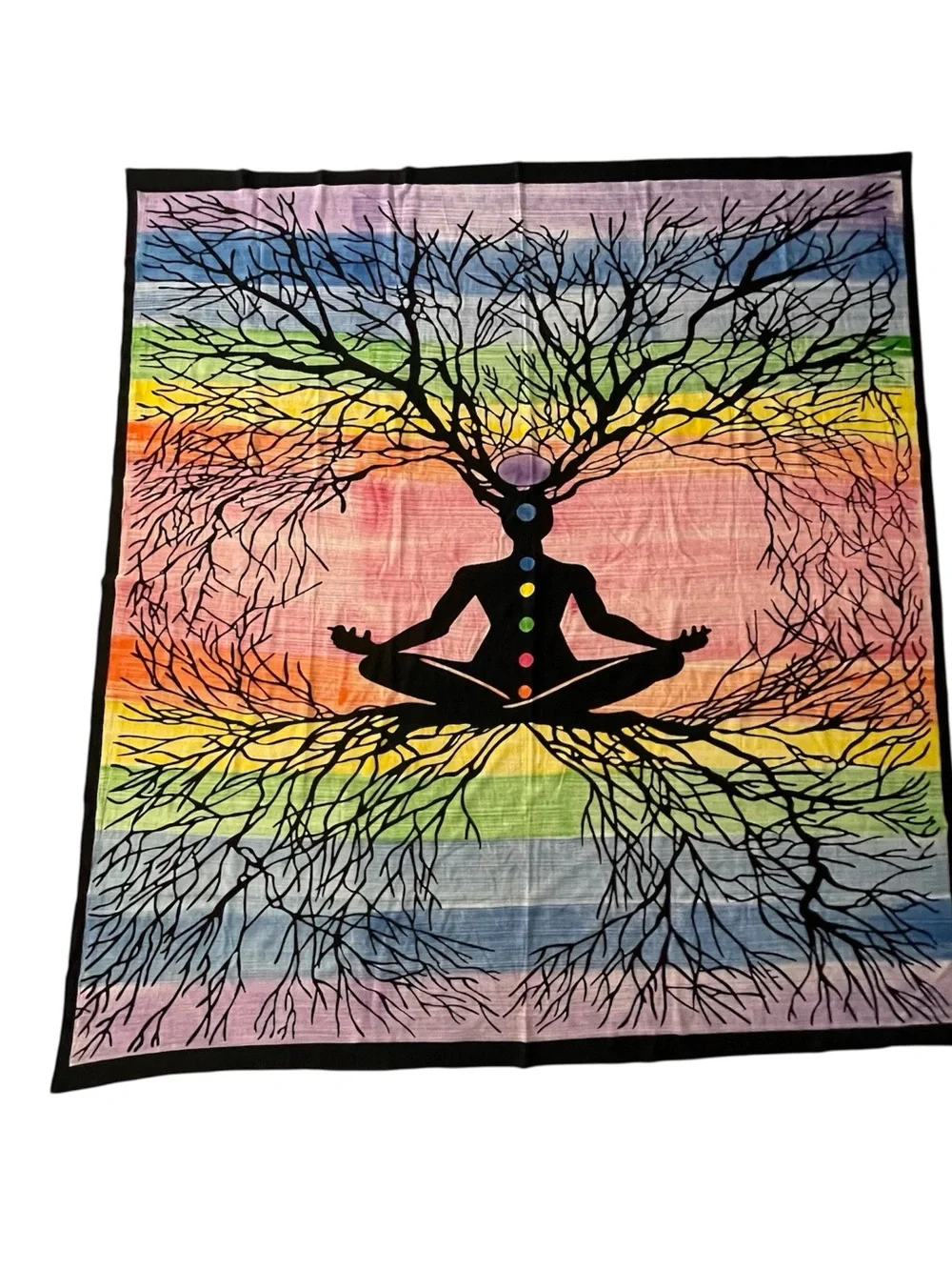 The ThreadHeads Rooted Chakra Meditation Tapestry 89